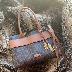 Calvin Klein Signature Satchel Purse